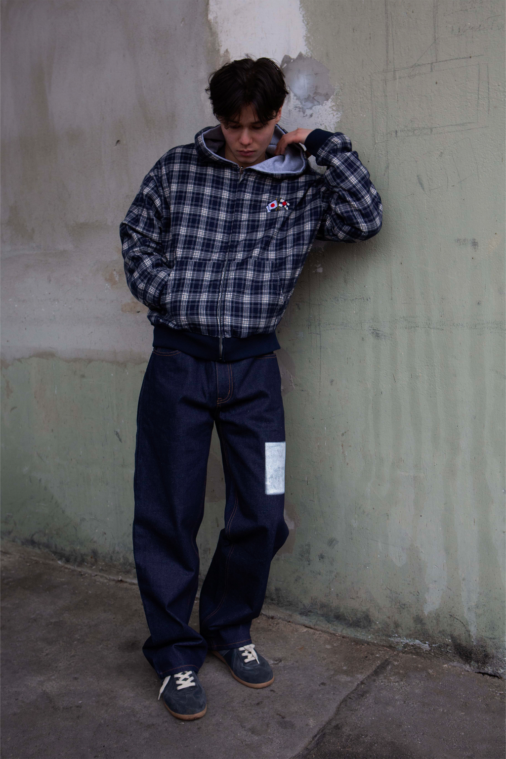 „PLAID JAPAN“ 2IN1 HOODIE JACKET